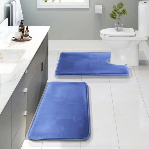 Vista 29 de Clara Clark tapete para baño, regadera o tina, de gomaespuma, negro, antiderrapante Camel Oro