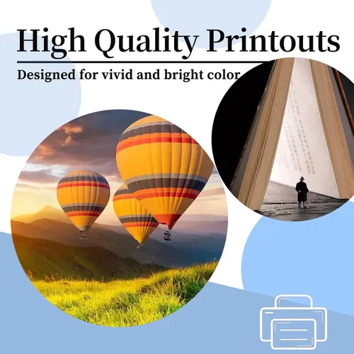 Vista 7 de 61XL 61 - Cartuchos de tinta compatibles con HP 61XL 61 cartuchos de tinta de alto rendimiento para impresoras HP DeskJet 2620 1000 1050 2000 2050