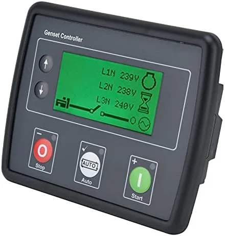 Vista 6 de Luqeeg Controlador de generador DSE4510, controlador de generador de pantalla LCD, controlador de grupo electrógeno de parada de arranque