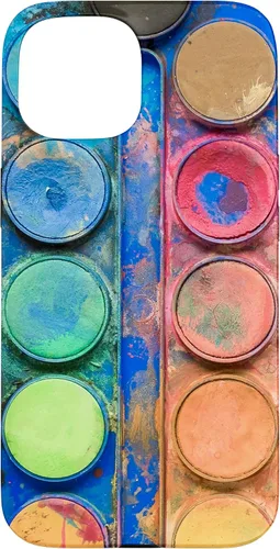 Vista 6 de Caja de paleta de pintura de acuarela - Funda de regalo divertida para artista/pintor/arte para iPhone 17