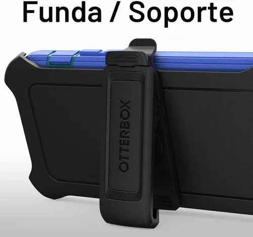 Vista 7 de OtterBox Funda para iPhone 14 Pro Defender Series - Azul Azul claro