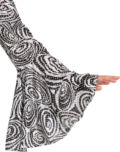 Vista 3 de Disfraz de mujer Foxy Lady Disco Dance Groovy de talla grande