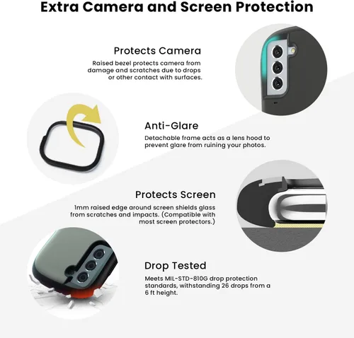 Vista 4 de iFace Funda de primera clase [compatible con Galaxy S22] – Linda funda a prueba de golpes de doble capa [carcasa rígida con parachoques] fundas