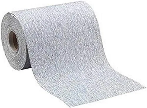 Vista 2 de Sungold Abrasives 22-45080 Grano 80 10 yardas 4-1/2" por 10 yardas Psa Rolls Carburo de silicio estearado