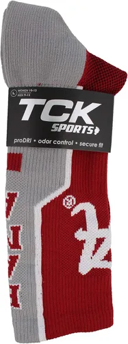 Vista 3 de TCK NCAA Perimeter Crew Socks, calcetines deportivos de equipo de rendimiento atlético para hombres y mujeres, absorben la humedad, con licencia
