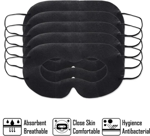 Vista 6 de for Oculus Quest 2 Accessories, Quest 2 VR Silicone face Cover, VR Shell Cover,Quest 2 Touch Controller Grip Cover,Protective Lens Cover,Disposable