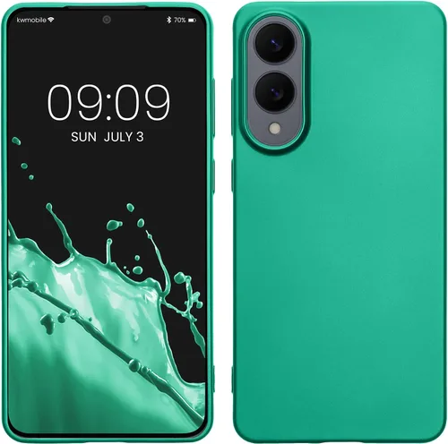 Vista 14 de kwmobile Funda compatible con Samsung Galaxy S23 - Funda protectora de silicona TPU suave y delgada - Piedra antigua
