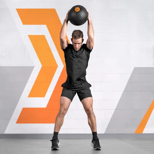 Vista 2 de METIS Pelotas de fitness [7lbs-66lbs] Construye fuerza y mejora el fitness con pelotas de golpe resistentes a rebotes, disponibles individualmente