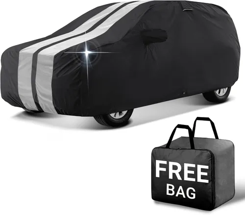 Vista 25 de iCarCover Funda de automóvil personalizada para Mazda 1200 (1970), impermeable, para todo tipo de clima, lluvia, nieve, UV, protector solar