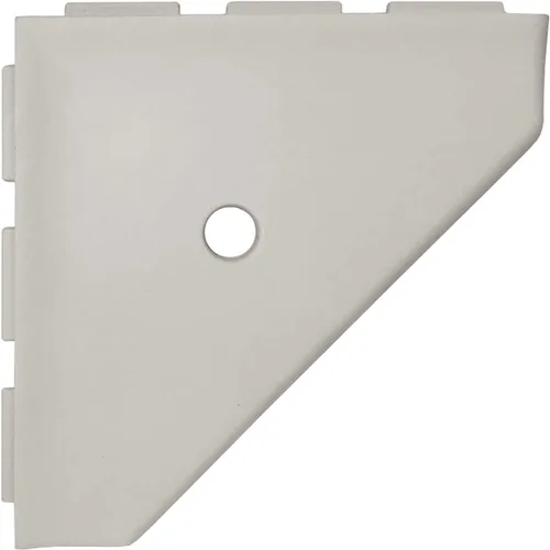 Vista 11 de Questech Décor - Estante esquinero de ducha, con tapa para una nueva construcción, estante esquinero de ducha para paredes de azulejos, organizador