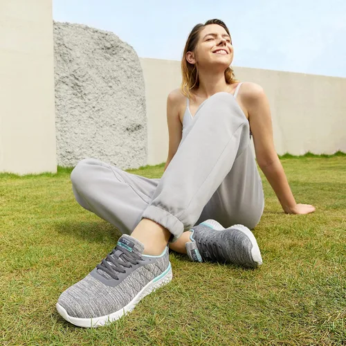 Vista 8 de STQ - Zapatos de caminar para mujer, con cordones, tenis ligeros
