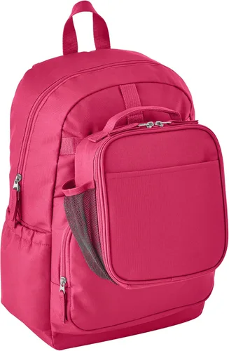 Vista 7 de Let's Make Memories Mochila personalizada con lonchera (opcional) - Colección Peppa Pig, Rosado, Sueño grande
