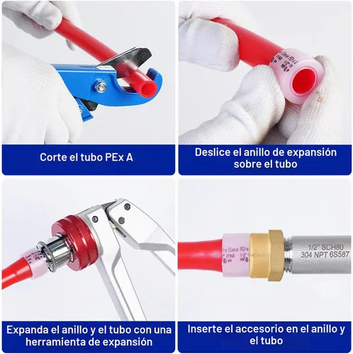 Vista 6 de (Znkiok 10 unidades) Accesorios de expansión Pex A de 1/2 pulgada, adaptador hembra Pex-A-1/2 "NPT, larga vida útil, latón sin plomo, NSF, UPC, ASTM
