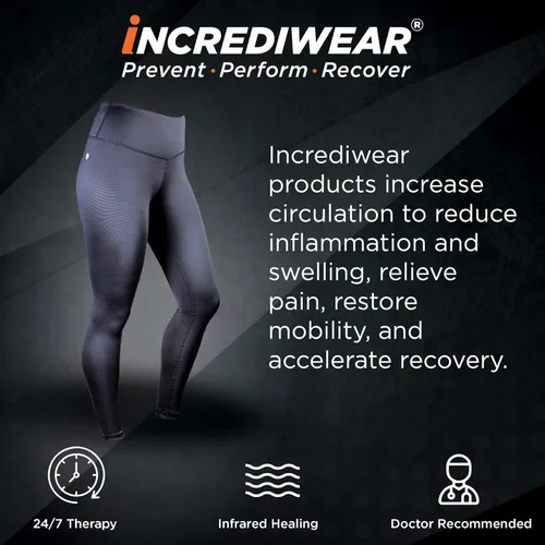 Vista 2 de Incrediwear Pantalones de rendimiento para mujer - Leggings deportivos para mujer, pantalones de correr y pantalones de entrenamiento