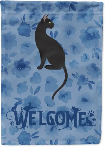 Vista 13 de Caroline's Treasures CK5005GF Bandera de bienvenida de gato abisinio para buzón, bandera decorativa para patio exterior, obras de arte de patio