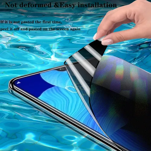 Vista 7 de Paquete de 3 protectores de pantalla mate de privacidad compatibles con Samsung Galaxy Z Flip 4 5G 2022, antiespía, 1 protector de pantalla exterior