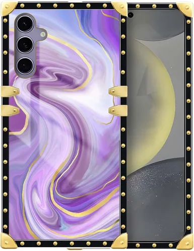 Vista 211 de Funda compatible con Samsung Galaxy S10 4G, TPU suave de lujo y parte trasera de policarbonato duro para niñas y mujeres, funda protectora a prueba