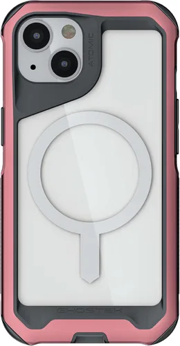 Vista 154 de Ghostek ATOMIC - Funda delgada para Galaxy S21 con parachoques de metal de aluminio y diseño trasero transparente, protección resistente que absorbe