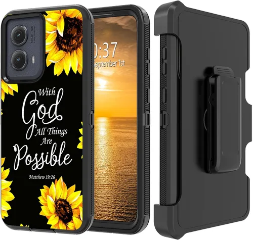 Vista 144 de Funda para Moto G Stylus 5G 2023 con funda de clip para cinturón y soporte, resistente de doble capa, resistente a prueba de golpes, para Motorola