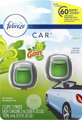 Vista 13 de Febreze Clip de ventilación para automóvil con aroma Downy April Fresh