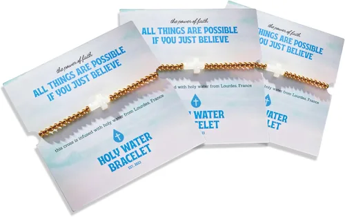 Vista 19 de Pulsera Elástica Holy Water Para Mujeres