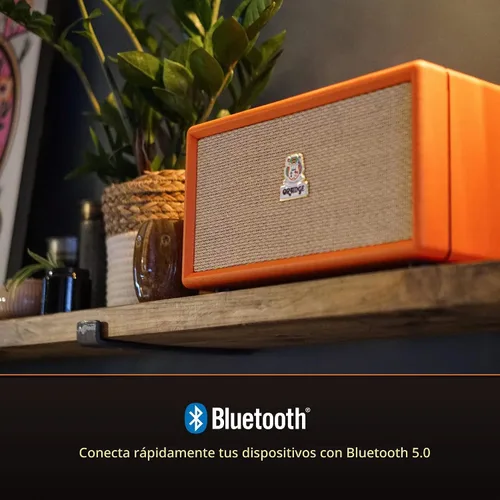 Vista 3 de Orange Box L - Altavoz Bluetooth portátil que ofrece sonido de audio de estudio, rango de 15M, potencia RMS de 50 W, batería de larga duración