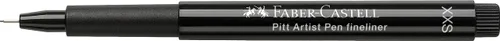 Vista 2 de Faber-Castell Pitt Artist Pen Fineliner Xxs India Ink Pen, negro, individual, para arte, manualidades, dibujo, bocetos, hogar, escuela, universidad