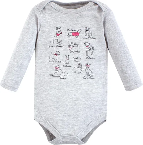 Vista 5 de Hudson Baby unisex-baby Cotton Long-sleeve Bodysuits