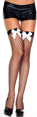 Vista 2 de RARITYUS 234 pares de medias altas con lazo, encaje, muslo, lindo, sexy, por encima de la rodilla, calcetines para vestir faldas