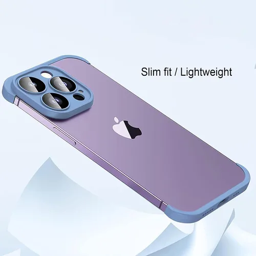 Vista 8 de Funda para iPhone 15 Pro Max con protector de lente de cámara, almohadilla de borde de esquina sin marco, suave y delgada de silicona TPU a prueba