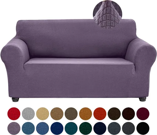 Vista 35 de Joccun Funda Elástica para Silla Sofá, Funda de Sofá de 1 Pieza Tela Jacquard de Spandex con Parte Inferior Elástica, Protector de Muebles Lavable