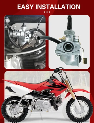 Vista 5 de Repuesto de carburador CRF50 para Honda Crf50 Xr50 Z50 Crf Xr 50 Z50R 2004-2009 Stock Carb