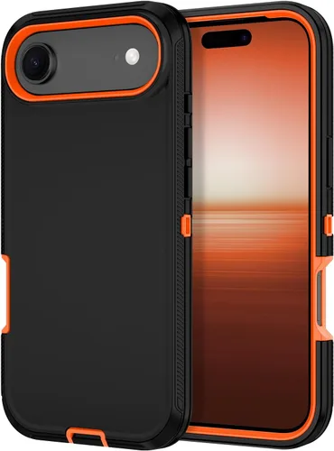 Vista 24 de I-HONVA Funda para iPhone 17 a prueba de golpes, a prueba de polvo y caídas, 3 capas de protección de cuerpo completo [sin protector de pantalla]