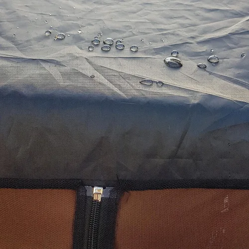 Vista 6 de Mosquitera para columpio con techo impermeable, cubierta rectangular de malla para toldo para patio al aire libre, porche, 2/3 plazas, protección