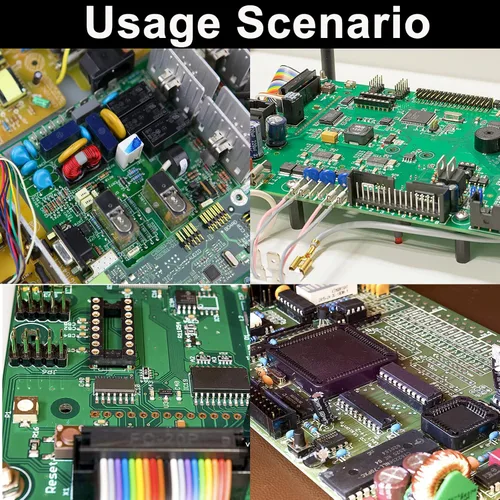 Vista 6 de 48 piezas de kit de placa PCB de doble cara para soldadura DIY y prototipos de placas de circuito para proyectos electrónicos, compatible con kits