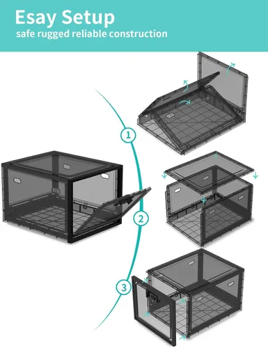 Vista 6 de Caja de bloqueo para medicamentos seguros, caja de almacenamiento con cerradura de 10 litros para refrigerador/aperitivos alimentos, cajas