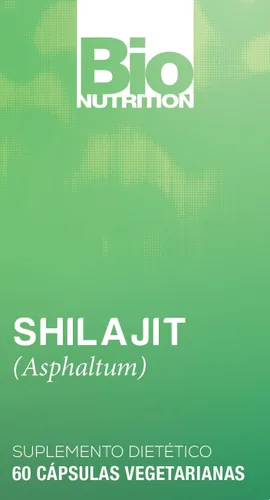 Vista 3 de Bio Nutrition Shilajit (Asphaltum), 60 cápsulas vegetarianas (500 mg por cápsula)