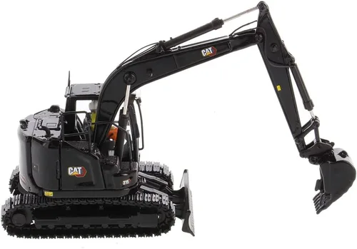 Vista 8 de Diecast Masters - Excavadora Cat 315 a escala 1:50, acabado negro especial, serie High Line de Diecast Masters - 85957BK