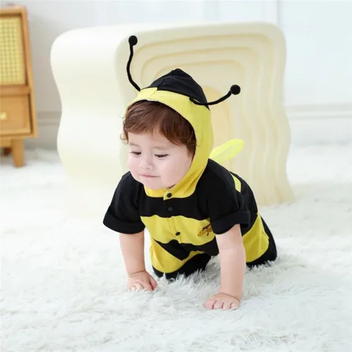 Vista 4 de Dressy Daisy Mameluco para bebé, disfraz de fiesta de Halloween, cumpleaños, talla 1-24 meses Estilo C