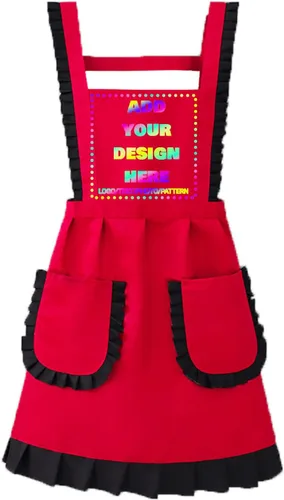 Vista 23 de Delantales personalizados personalizados delantales de cocina ajustables personalizados delantales de cocina para estilista de peluquería