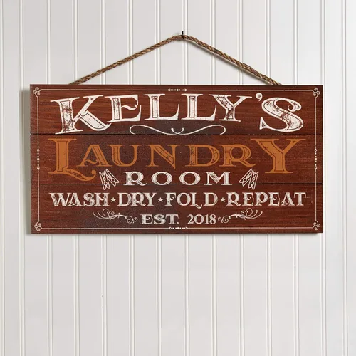 Vista 17 de Artblox Decoración personalizada para cuarto de servicio, letrero de nombre de madera 100% real, letreros de apellido para el hogar, letrero