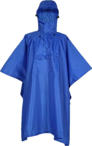 Vista 2 de UNISTRENGH Poncho impermeable Ripstop con capucha versátil, impermeable, impermeable, impermeable, para senderismo, senderismo, senderismo
