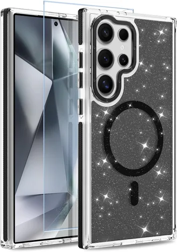 Vista 52 de Funda magnética para Google Pixel 10 Pro XL [compatible con Magsafe] [bonito diseño fluorescente de moda] a prueba de golpes, delgada, translúcida
