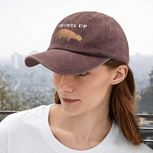 Vista 5 de devor Caps Ok I Pull Up Baseball Cap for Men Funny Hats Adjustable