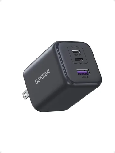 Vista 5 de UGREEN Paquete de cargador USB C de 3 puertos de 45 W y cargador USB C de 5 puertos de 45 W y cargadores de pared rápidos de múltiples puertos