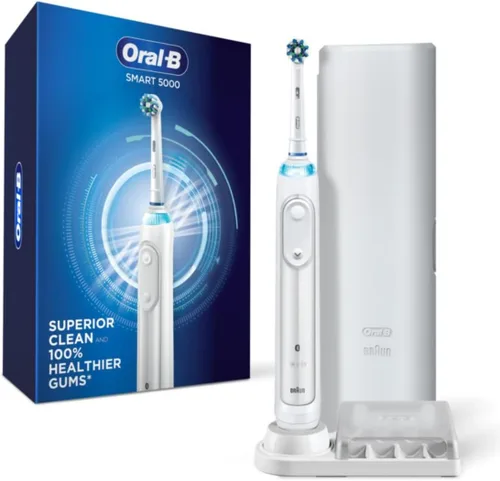 Vista 7 de Oral-B Pro 5000 SmartSeries Power Cepillo de dientes eléctrico recargable con conectividad Bluetooth, Edición Negra