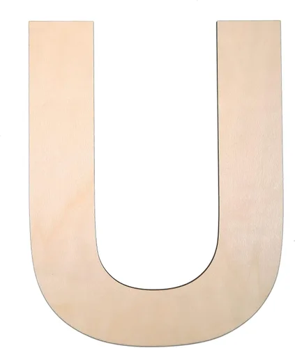 Vista 17 de Letra A de madera de 12 pulgadas, letra A de 1/4 de pulgada de grosor, grande de madera sin terminar para manualidades, decoración de pared del hogar