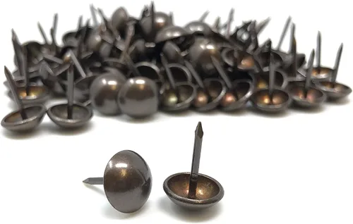 Vista 3 de DMSE – Tamaño mayorista 7/16" diámetro (0.433 in) hardware tapicería muebles decorativos Pulgar tachuelas clavos clavos 1000