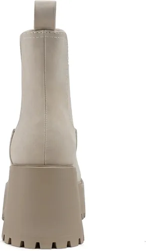 Vista 2 de Soda INSTANT - Botines Chelsea de tacón medio con suela gruesa para mujer, con doble elástico