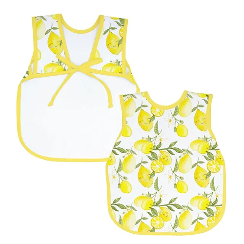 Vista 16 de BapronBaby Galletas y leche Bapron – Babero más seguro sin lazo para el cuello para bebés y niños pequeños – Suave impermeable resistente a